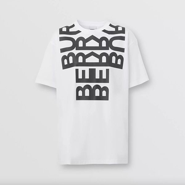 新作【バーバリー】ロゴプリントオーバーサイズTシャツ 偽物 全3種 80522131