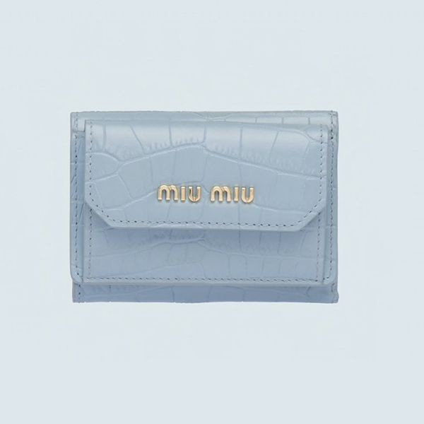 ★国内発送★ MIUMIU コピー クロコダイルプリント ミニ財布 5色5MH0212B8GF0028