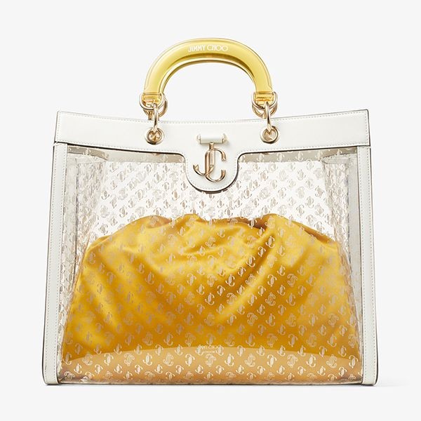 JIMMY CHOO 偽物 プレキシハンドル レザートートバッグ VARENNETHTOTERAA