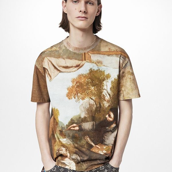 bagff.ruおすすめルイヴィトン Tシャツ 偽物 プリントCOURBET 1AAGOL