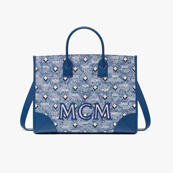 MCM Munchen トートバッグ コピー ヴィンテージ モノグラム ジャカード 2色 MWTCABO02PK001