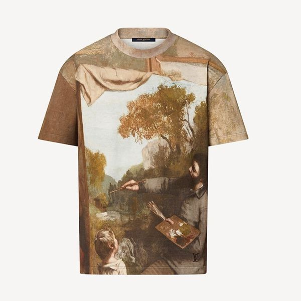 bagff.ruおすすめルイヴィトン Tシャツ 偽物 プリントCOURBET 1AAGOL