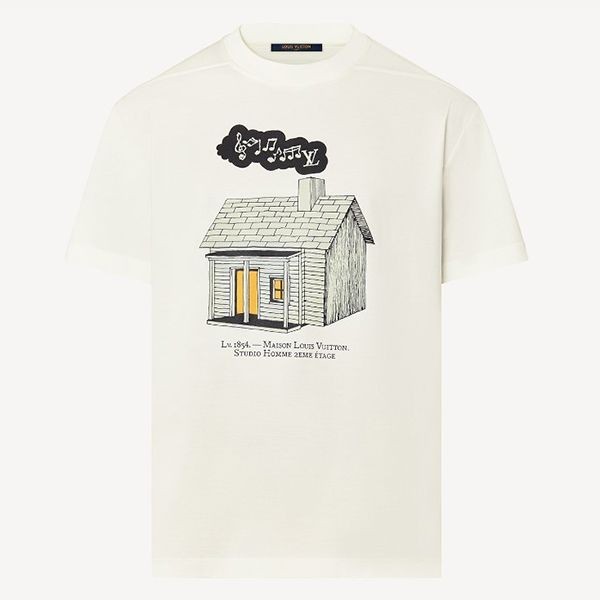 ルイヴィトン Tシャツ 半袖 プリント コピー 1AARP3