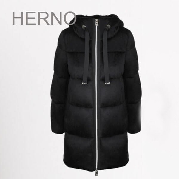 HERNO スーパーコピー ファーキルティングダウンコート PI068DR122559300