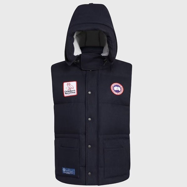 限定コラボ OVOxカナダグース コピー HOODED FREESTYLE CREW VEST