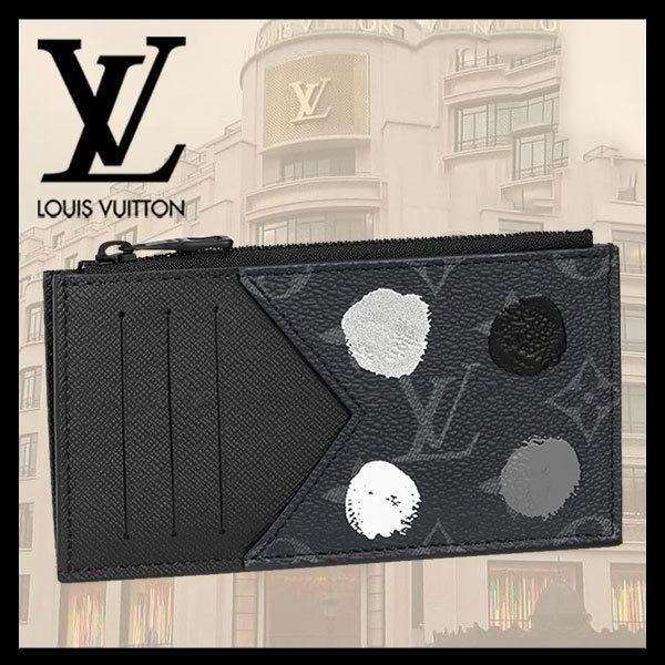 ルイヴィトン LV x YK コラボ 財布 偽物 コインカードホルダー M81930