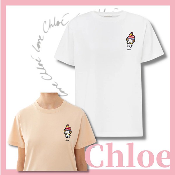 追跡付新作☆クロエ 偽物 my melody for クロエ Tシャツ CHC23SJH70700101