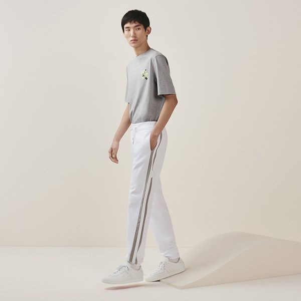 エルメス コピー Run H jogging pants トラックパンツ 白