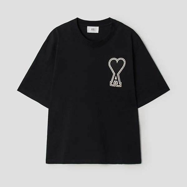 アミ パリス コピー ボクシーフィット Tシャツ 2色