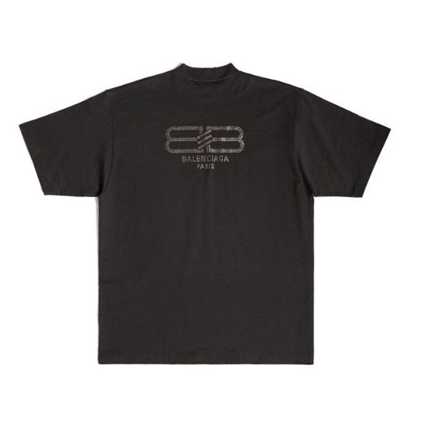 バレンシアガ コピー BB PARIS ICON ミディアムフィット Tシャツ 739784TOVU81055