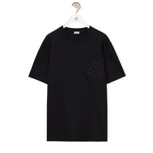 ロエベ レギュラーフィット アナグラム コットンTシャツ 偽物 2色 H526Y22X99