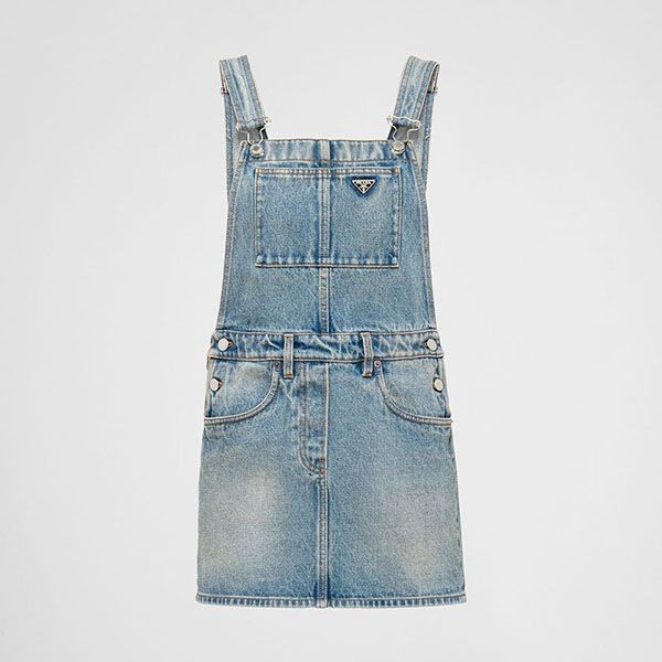 プラダ Denim bib dress デニム コピー ビブ ドレス GFA132_12K1F0V3NS231