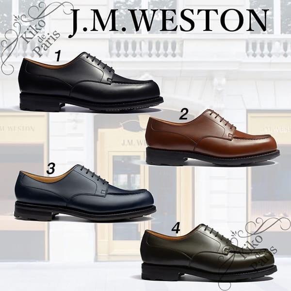 J.M.WESTON コピー レザーシューズ Golf Oxford 4色 11311016412A