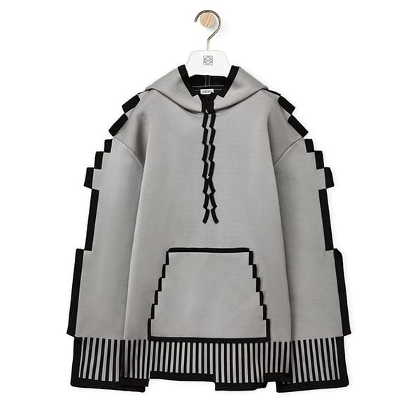 ロエベ pixel hoodie テクニカルニット 偽物 ピクセルパーカー 2色 H526Y14KF6