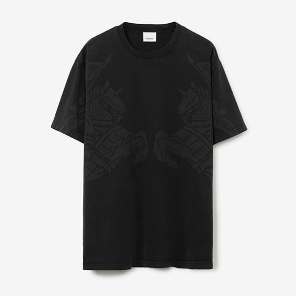 超入手困難バーバリー EKDプリント コットン オーバーサイズTシャツ 偽物 4色 80735621​