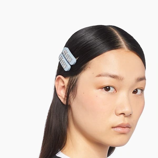 ミュウミュウ ヘアピン 偽物 プレックス メタル ヘアクリップ 4色