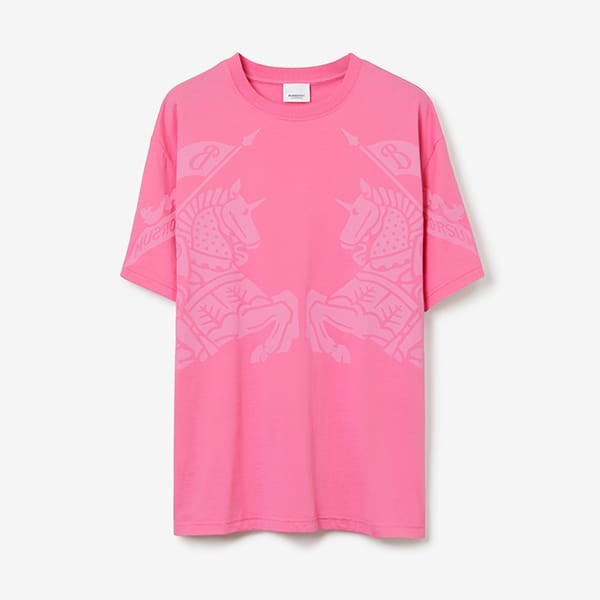 超入手困難バーバリー EKDプリント コットン オーバーサイズTシャツ 偽物 4色 80735621​