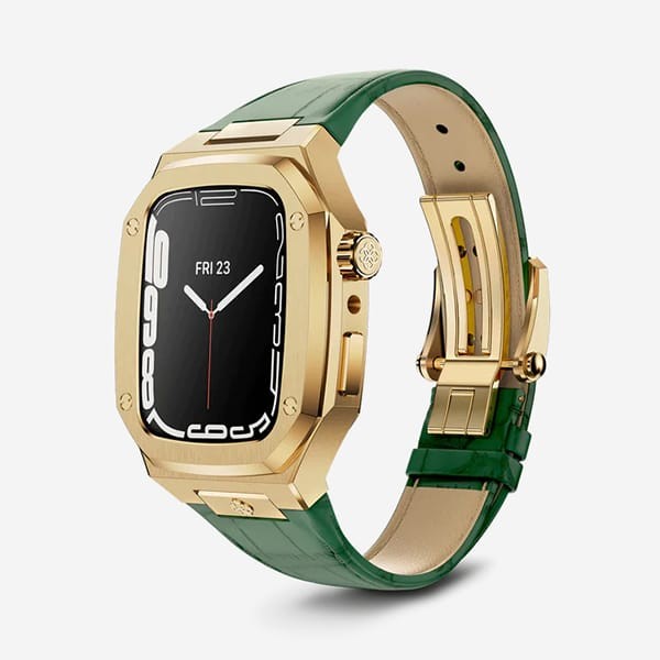 ゴールデンコンセプト コピー Apple Watch Case - CLD41 - Gold / Green