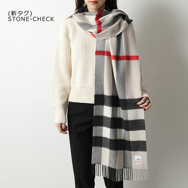 バーバリー マフラー 偽物HALF MEGA CHECK CASHMERE SCARF8015550