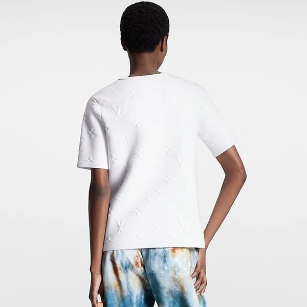 ​ルイヴィトン 3D モノグラム Tシャツ 偽物 2色 1AC0VD