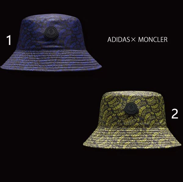 大人気定番☆アディダス× モンクレール コラボ ハット 偽物ORIGINALS REVERSIBLE BUCKET HAT 10093