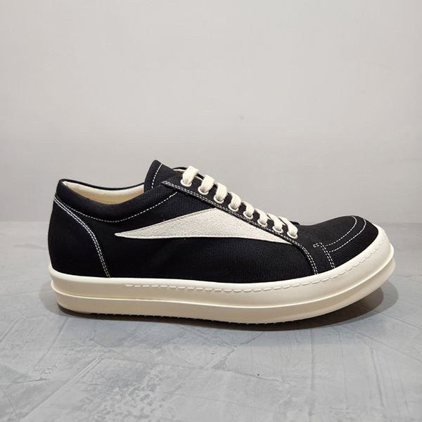 リックオウエンス ダークシャドウ VINTAGE スニーカー 偽物 BLACK/MILK (DO) 5803