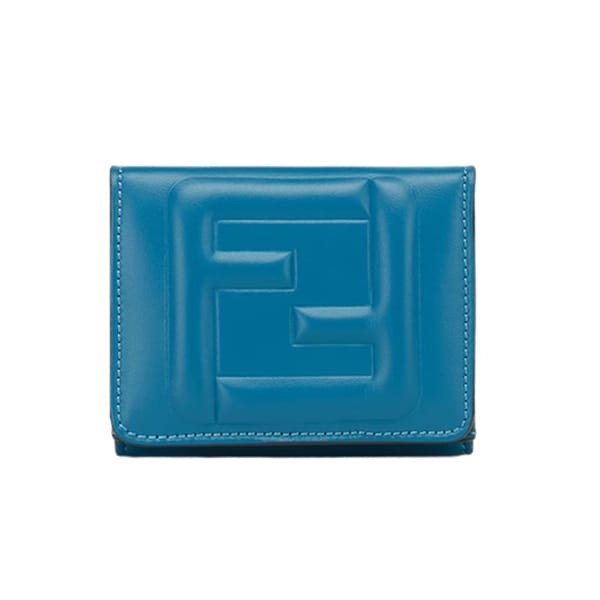 フェンディ FF キューブ 三つ折り財布 ミニウォレット レザー 偽物 5色 8M0395AQEWF0VPG
