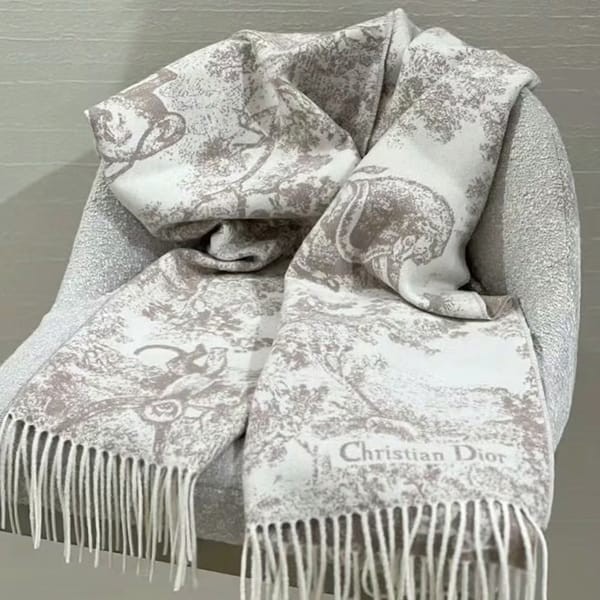 確保済み！ディオール トワル ドゥ ジュイ カシミア マフラー 偽物 2色 41JOU215I159_C540