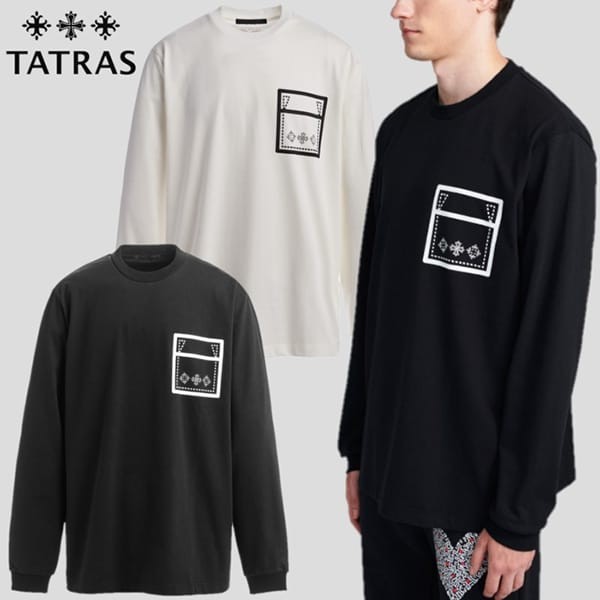 TATRAS × Keith Haring スーパーコピー 限定コラボ SAGGIO ロングTシャツ 2色 MTKI23A8253