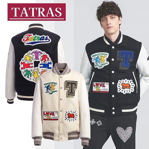 限定 TATRAS 偽物 × Keith Haring スタジアムダウンジャケット 2色 MTKI23A4952