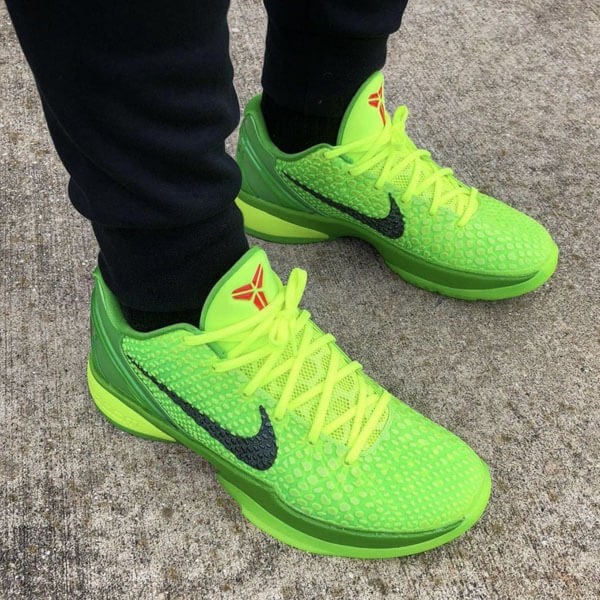 ナイキ コービー6 グリンチ 偽物 スニーカー Kobe 6 Grinch Protro CW2190300