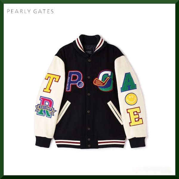 PEARLY GATES 偽物 スーパー140メルトンカレッジワッペン gat005