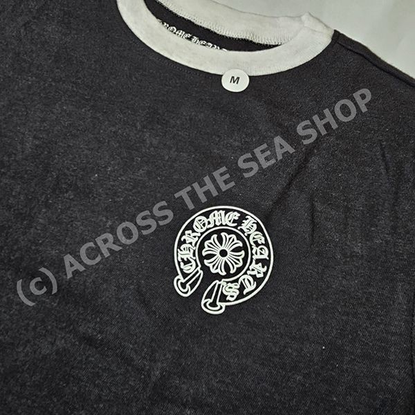 超人気★クロムハーツ★スクロール 偽物HorseShoe Logo レディース Tシャツ03062