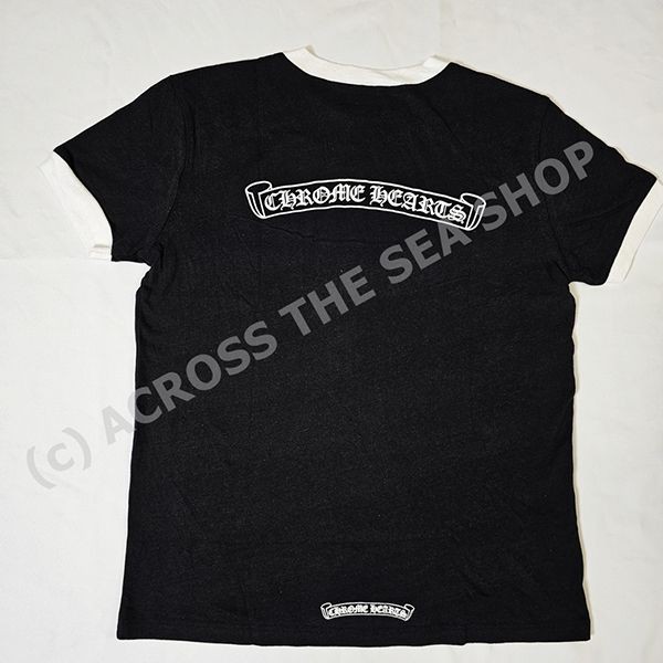 超人気★クロムハーツ★スクロール 偽物HorseShoe Logo レディース Tシャツ03062