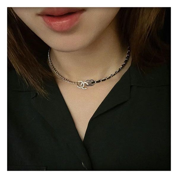 シャネル ダブルロゴ ネックレス コピー AB9278 B09009 NK077
