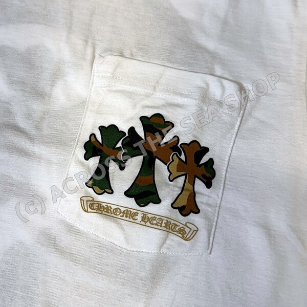 クロムハーツ Tシャツ 偽物 CH プラス ホースシュー カモ 迷彩 2カラー