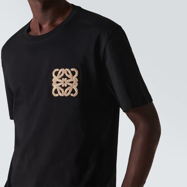 ロエベ 偽物 リラックスフィット アナグラム コットンTシャツ スーパーコピー
