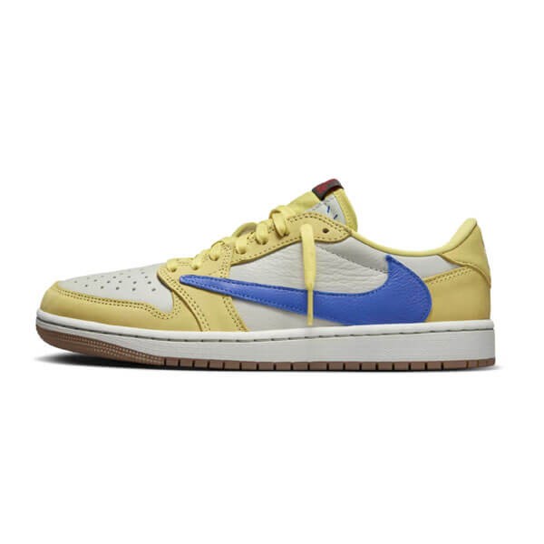 ナイキ トラビススコット スーパーコピー ウィメンズ エア ジョーダン1 偽物 Canary Yellow DZ4137-700