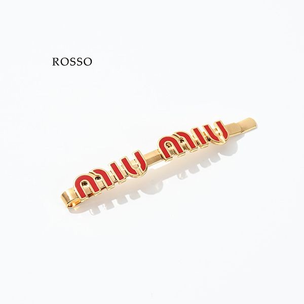 ミュウミュウ エナメルロゴヘアクリップ N級品5IF146 2F6T