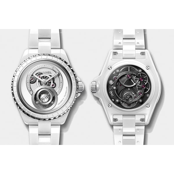 シャネル J12 時計 コピー ダイヤモンド 38MM トゥールビヨン キャリバー5 2色
