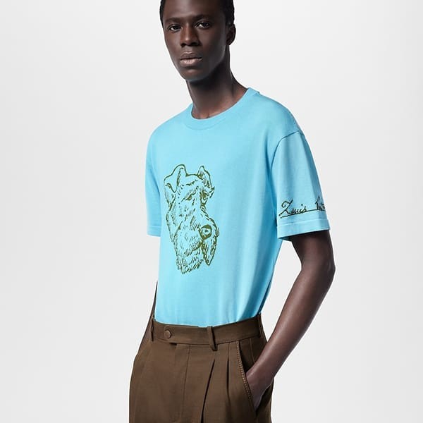 ルイヴィトン スーパーコピー クルーネック Tシャツ 1AFPY4