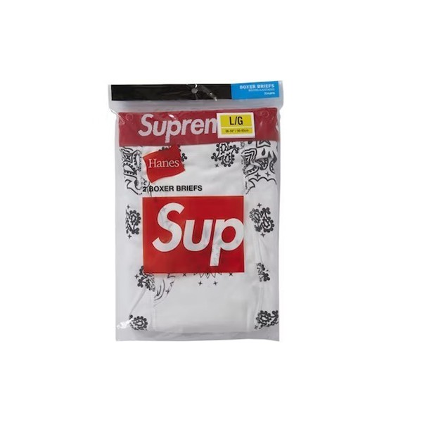 supreme ボクサー パンツ 偽物 ヘインズ バンダナ ブリーフ 3色 spm321165