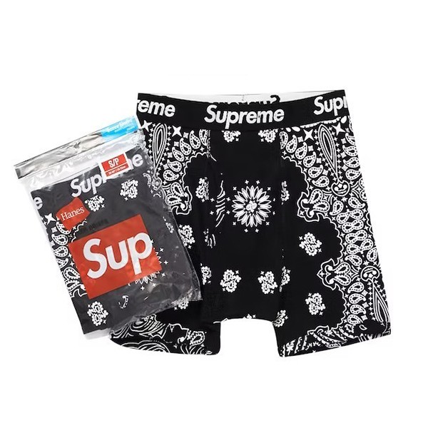 supreme ボクサー パンツ 偽物 ヘインズ バンダナ ブリーフ 3色 spm321165