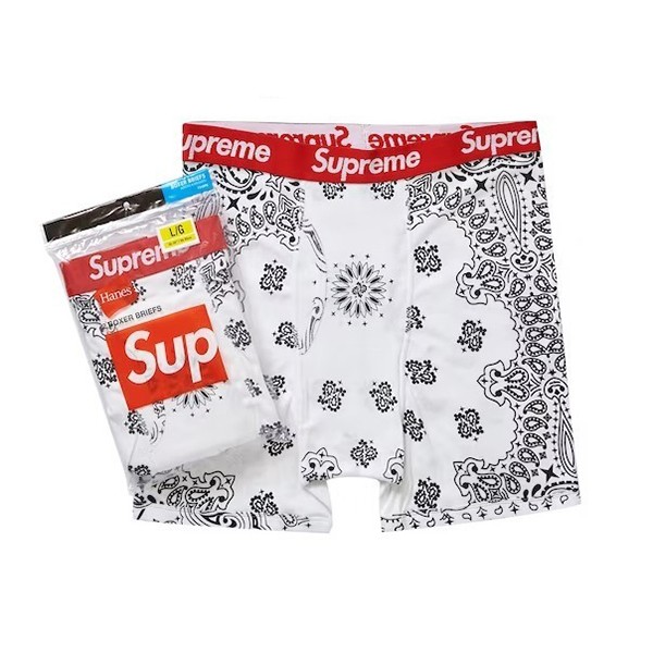 supreme ボクサー パンツ 偽物 ヘインズ バンダナ ブリーフ 3色 spm321165