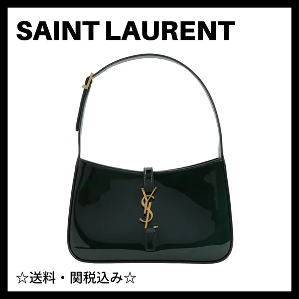サンローラン◆LE 5 A7 パテントレザーバッグ パチモン ysl995885