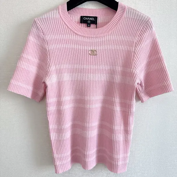 シャネル 25SS ボーダーニットトップス 激安 P75694