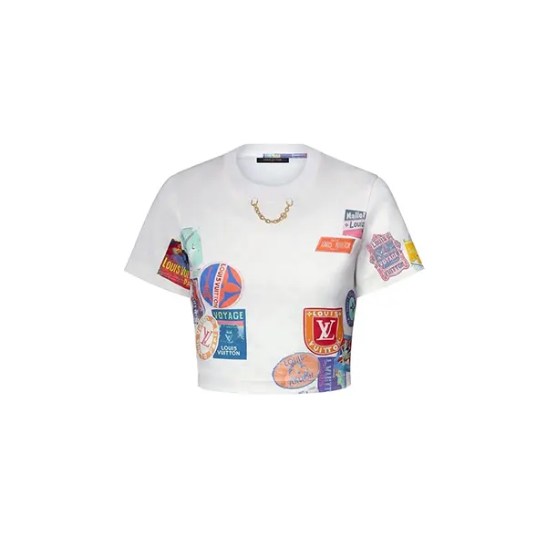 ルイヴィトン クロップトップ Tシャツ コピー 1AHITI