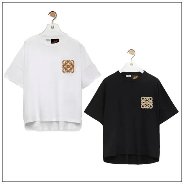 超入手困難ロエベ ボクシーフィット ロゴ Tシャツ S616Y22X59