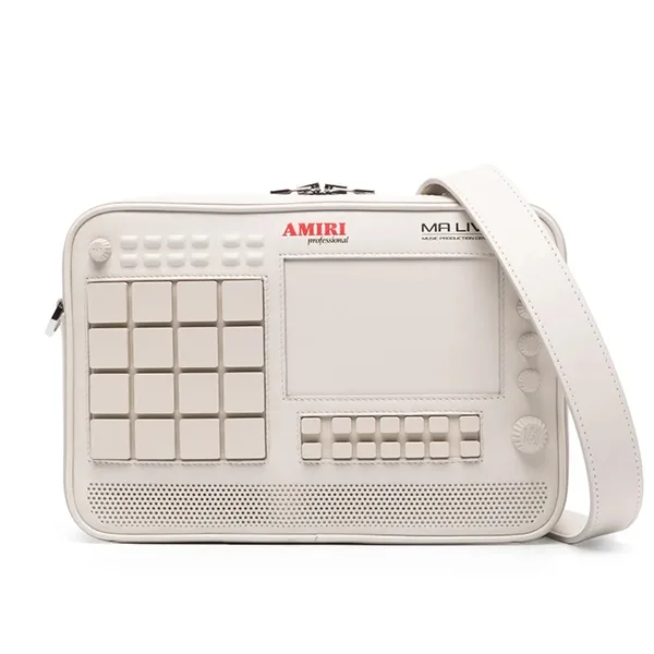 アミリ 贋物 ドラムマシンレザークロスボディバッグ 2色 ami012120