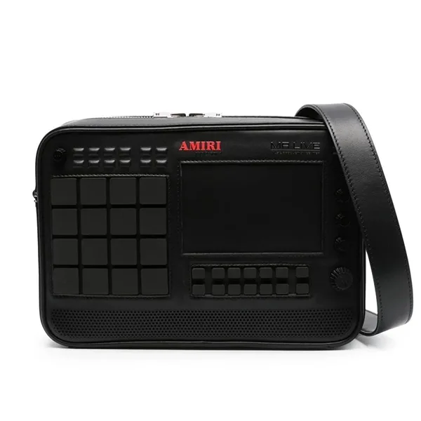 アミリ 贋物 ドラムマシンレザークロスボディバッグ 2色 ami012120